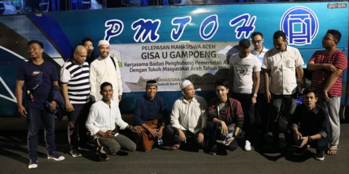 Gisa U Gampong, Puluhan Mahasiswa Aceh di Pulau Jawa Difasilitasi Mudik Gratis