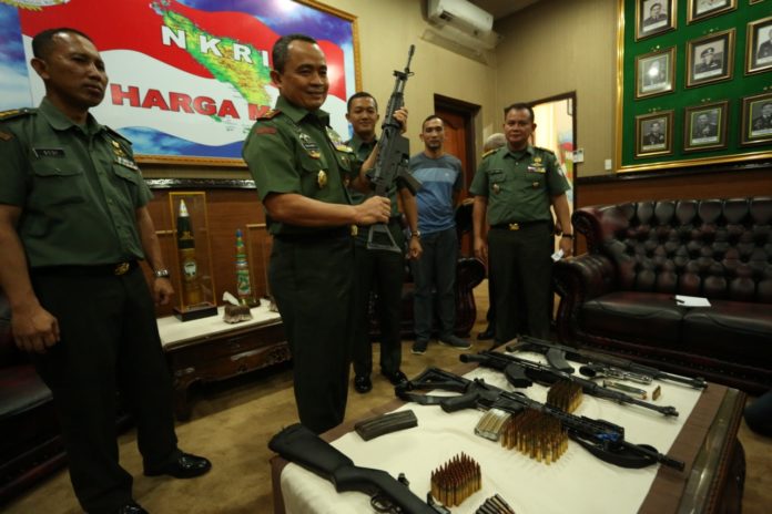Kodam IM Terima 6 Pucuk Senjata Api dari Warga Aceh