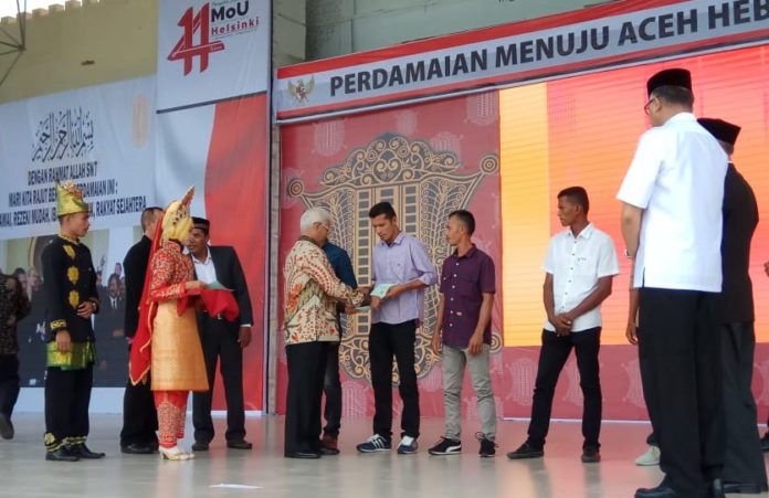 100 Eks Kombatan GAM Dapat Tanah 2 Ha di Peringatan 14 Tahun Damai Aceh