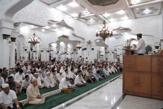 Ceramah Subuh di Masjid Raya Baiturrahman, Menag Nostalgia Masa Kecil