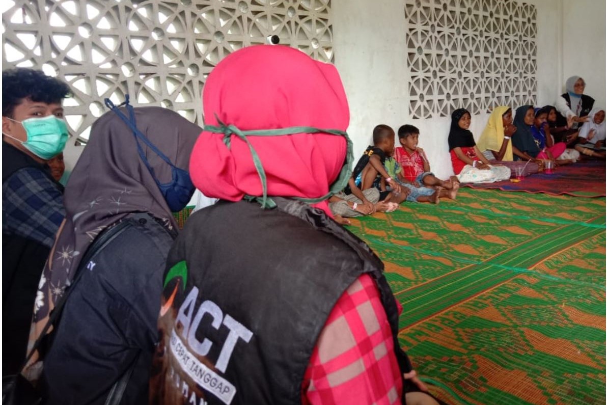 ACT Beri Trauma Healing untuk Anak-anak Pengungsi Rohingya di Aceh