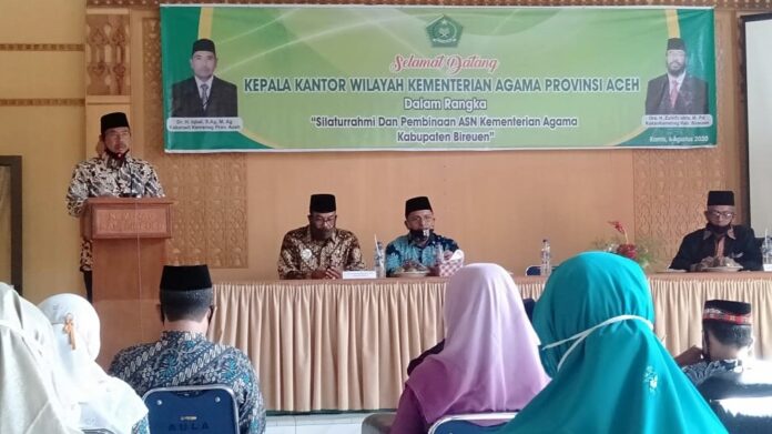 Kakanwil Kemenag Aceh: Jadi ASN, Jangan Mau Enaknya Saja