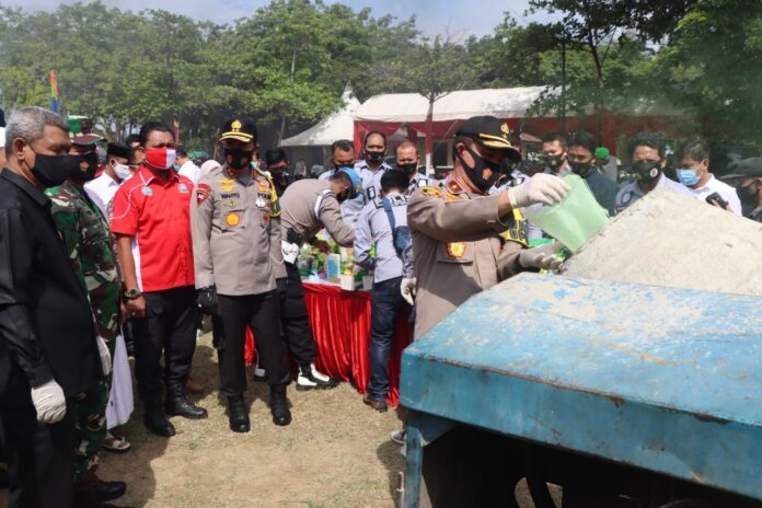 Polda Aceh Musnahkan Barang Bukti Narkoba: Sabu, Ekstasi dan Ganja