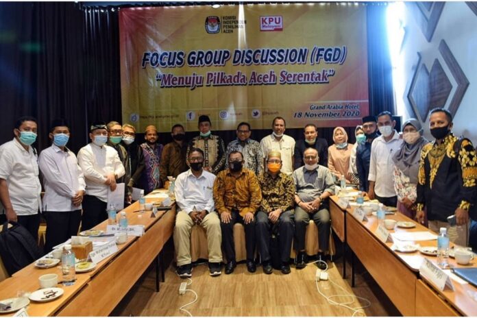 KIP Aceh Gelar FGD Bahas Pilkada Serentak 2022