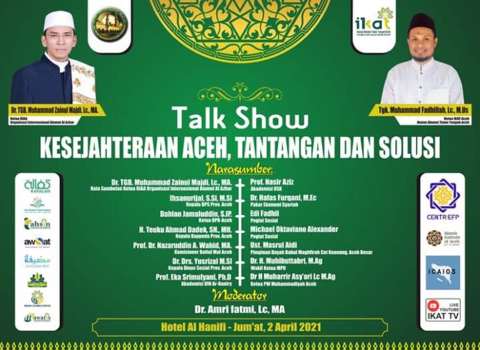 Besok, IKAT Gelar Talk Show Bertema 'Kesejahteraan Aceh: Tantangan dan Solusi'