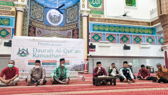 Daurah Al-Qur’an Ramadhan Kembali Digelar di Masjid Oman Al Makmur Banda Aceh