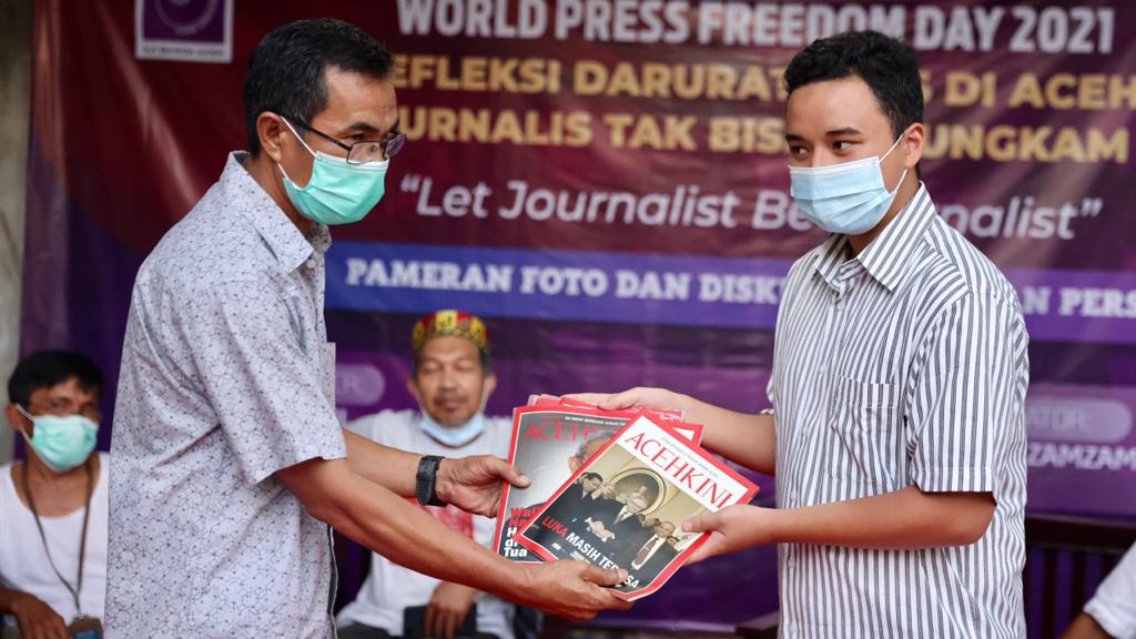 WPFD 2021, AJI dan PFI Gelar Pameran Foto Refleksi Darurat Pers di Aceh