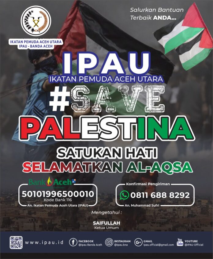 Ikatan Pemuda Aceh Utara Galang Dana untuk Bantu Palestina