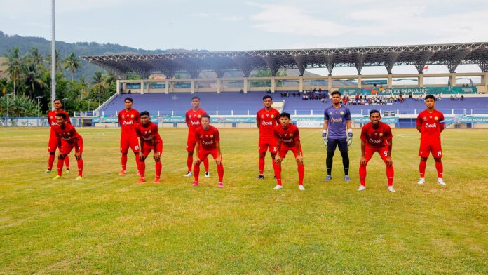 Kalah dari Papua, Tim Sepak Bola Aceh Raih Medali Perak PON XX
