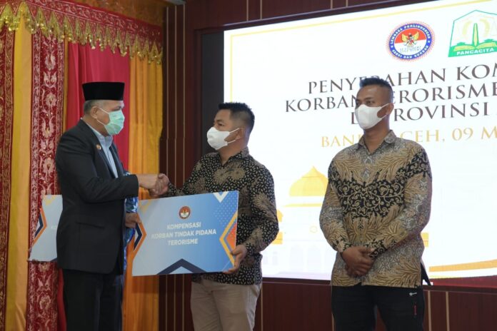 Sembilan Korban Terorisme di Aceh Terima Kompensasi Rp 1,13 Miliar dari LPSK