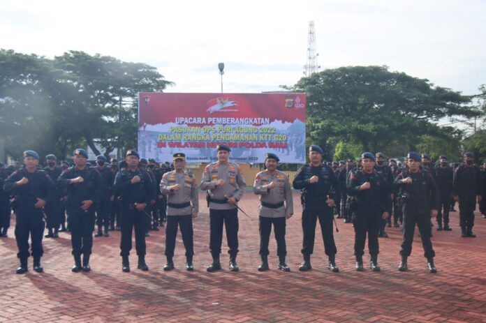 210 Personel Brimob Polda Aceh Bantu Amankan KTT G20 di Bali