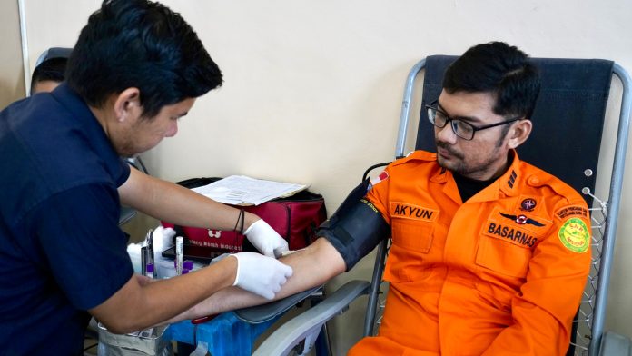 Rayakan HUT ke-51, Basarnas Banda Aceh Sumbang 95 Kantong Darah untuk PMI