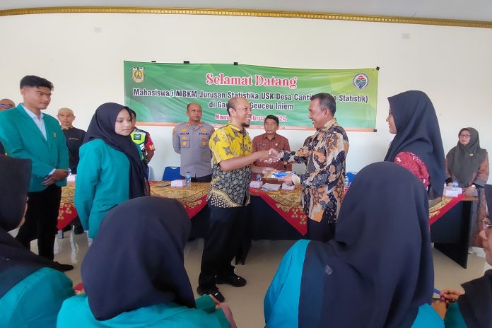 Mahasiswa Statistika USK Perkuat Desa Cantik bersama BPS Kota Banda Aceh