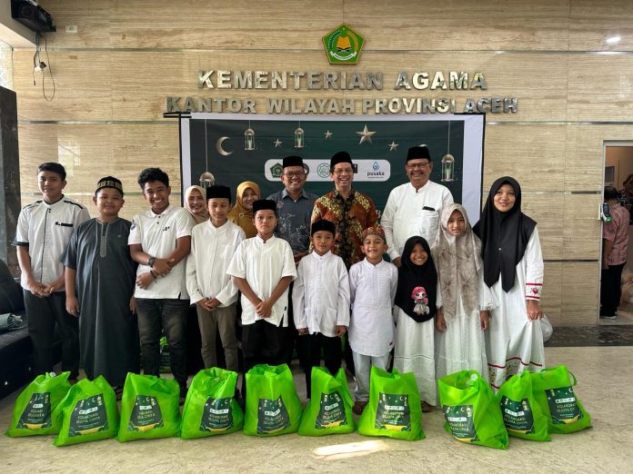 Kemenag Aceh Salurkan 12.995 Paket Ramadan untuk Anak Yatim dan Fakir Miskin